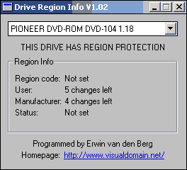 Status Before Region Free Firmware...